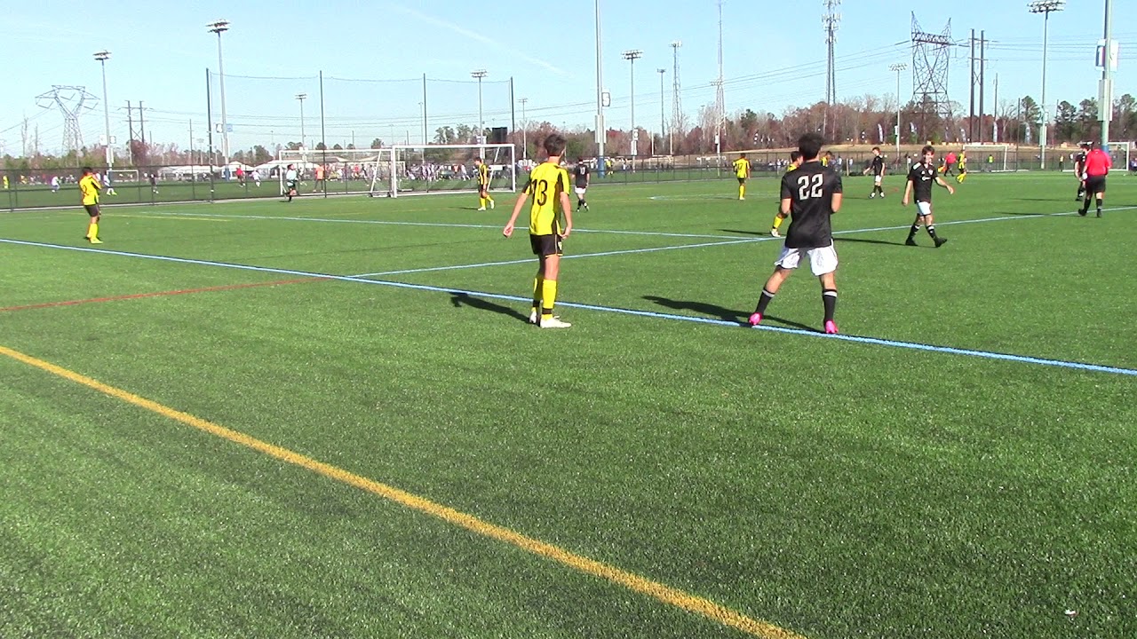 CCL 2021 Winter Showcase Valor 04B Gold vs Charlotte Metro FC 04B Black 1