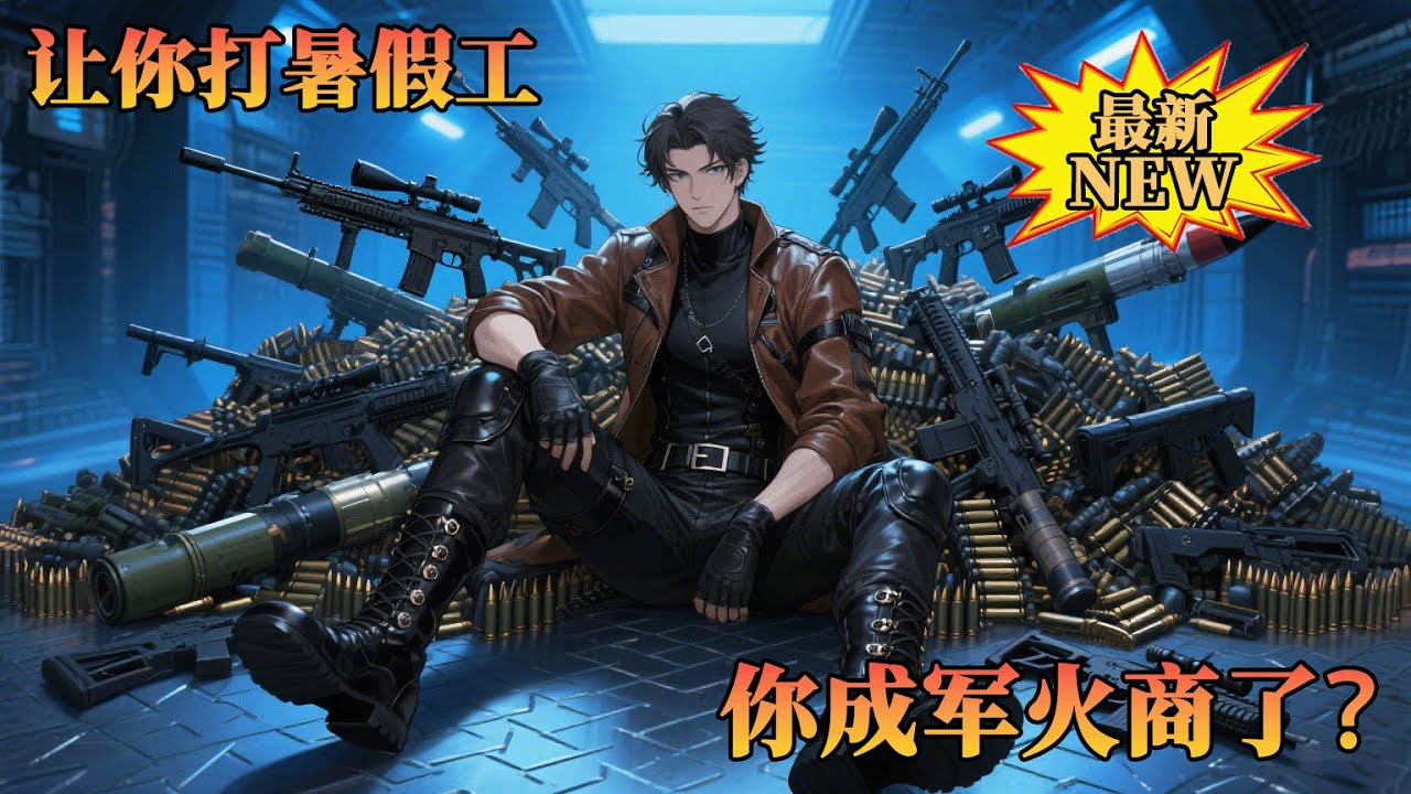 【全新上线  贰】给你放个暑假，你怎么还成军火商了？而且是最大的那个，世人不知道你的来历，但知道你这里没有买不到的武器#冒险 #穿越 #小说 #動漫 #热血 #战斗
