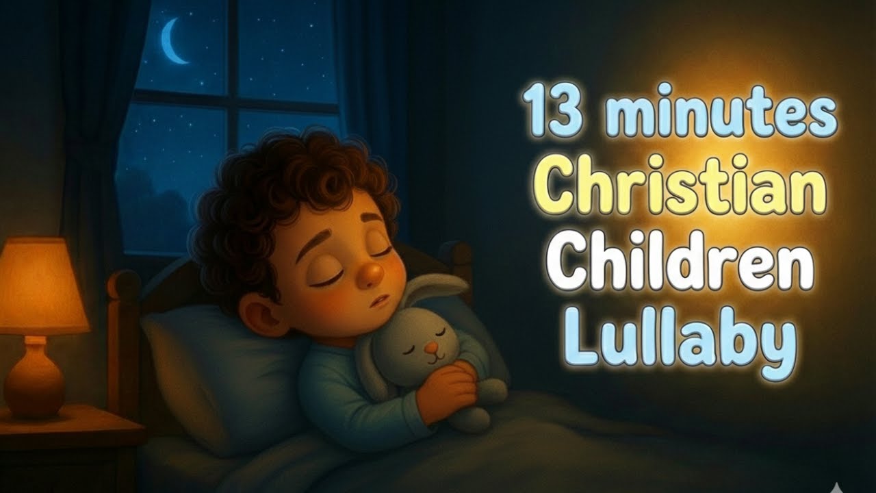 13 minutes peaceful Christian Lullaby for Children, Sleep in God’s Love #christiankids
