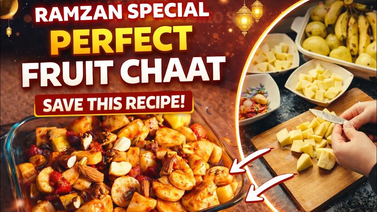 Episode 15 Boring Fruit? Try This Chatpatti Fruit Chaat😋5 Minute recipe🍓🍌Iftar Special