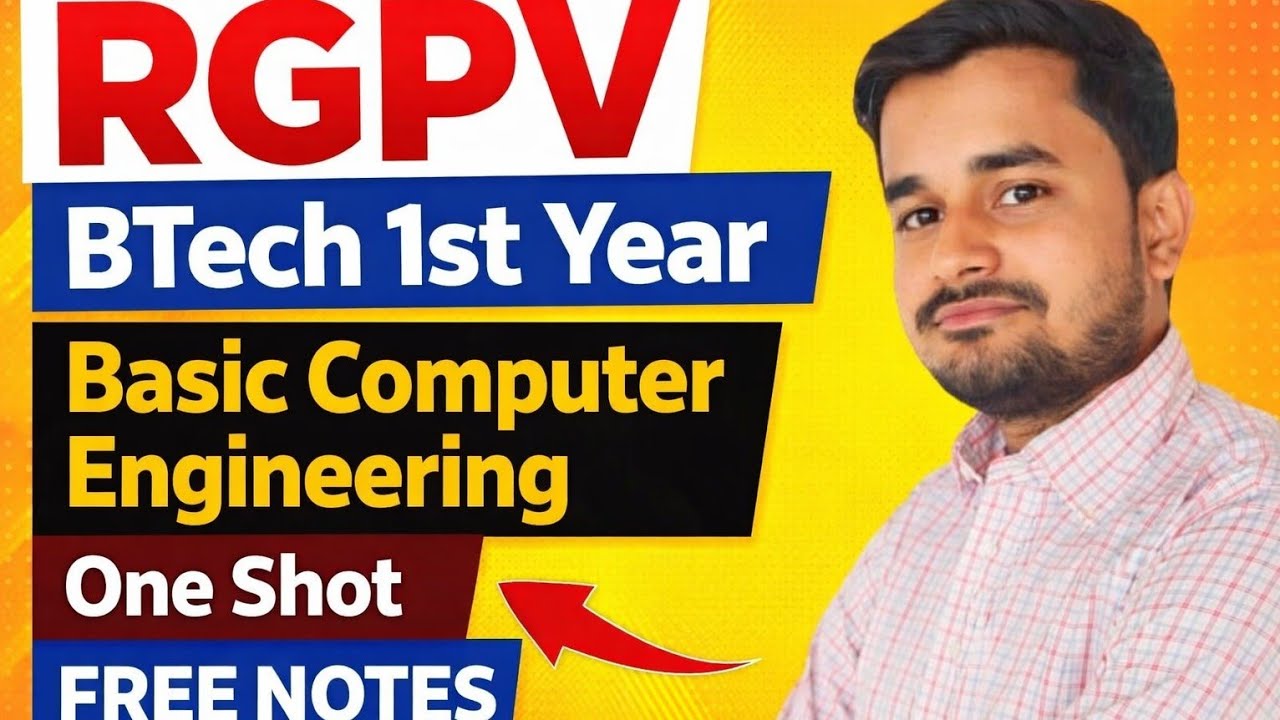 Basic Computer Engineering One Shot | BTech 1st Year | RGPV