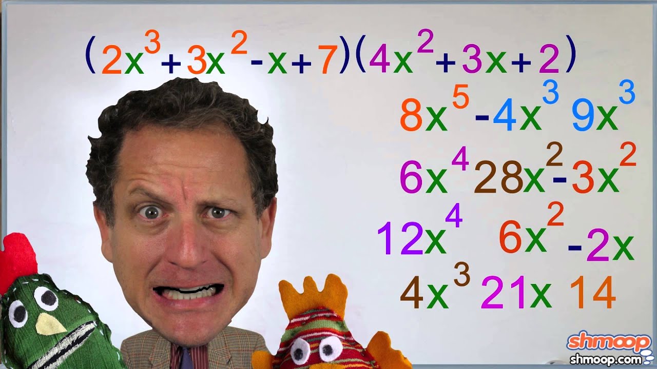 All You Need to Know About Multiplying Polynomials by Shmoop