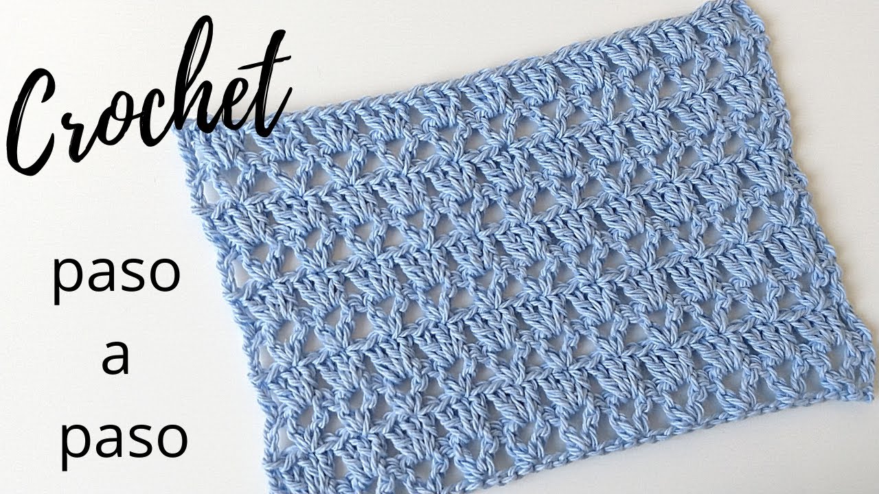 Cómo tejer punto crochet fácil paso a paso # 87