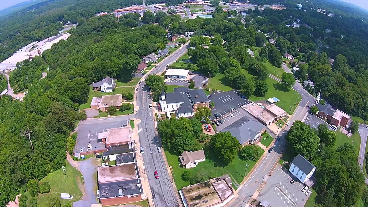 Aerial View of Ramseur, NC - dji Phantom 2 Vision +