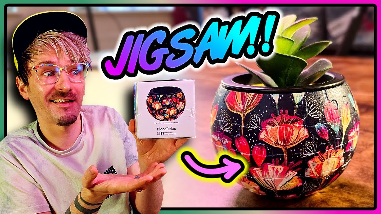 Is This The NEW CRAFTING TREND FOR 2025?!? | 3D Jigsaw Plant Pot