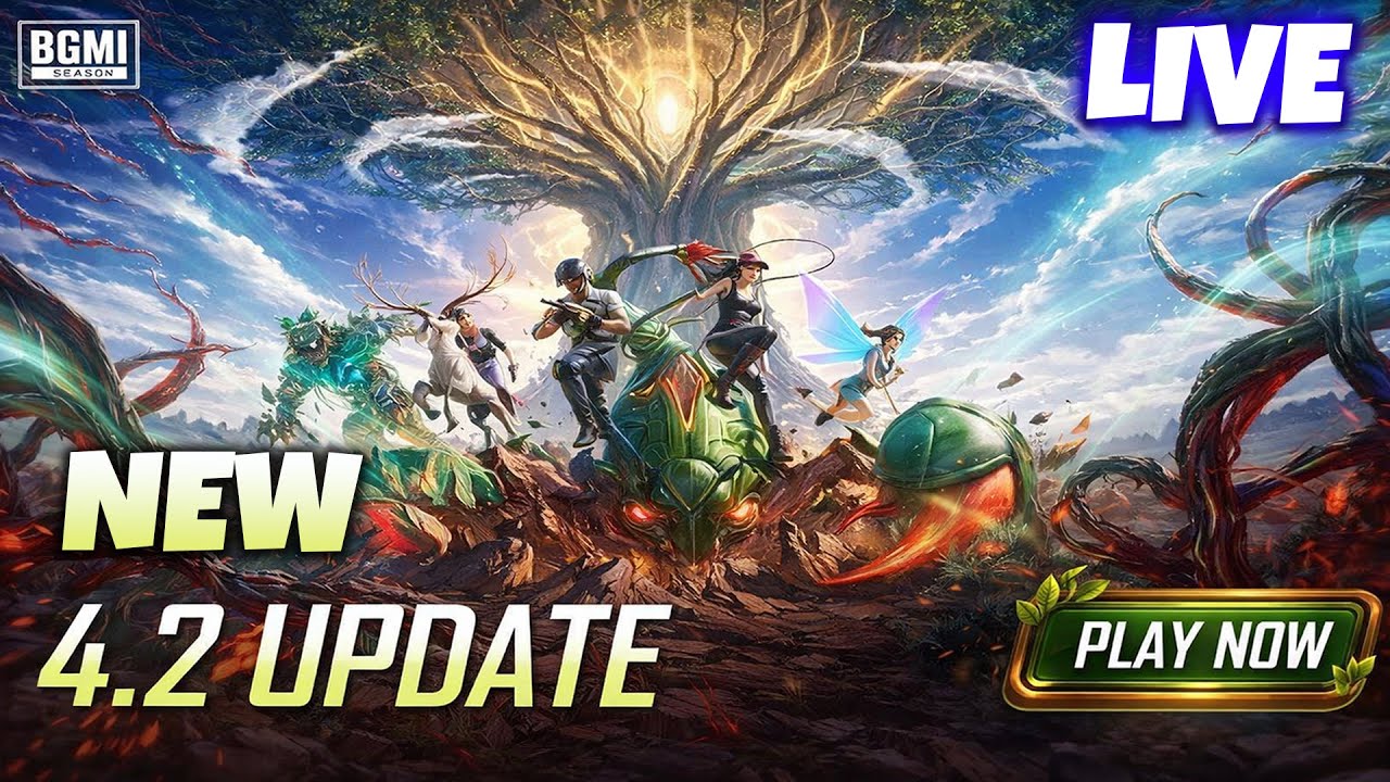 🔴BGMI 4.2 UPDATE LIVE 🔥 | ACE PROMOTION + NEW EVENT + CONQUEROR 😱 #bgmi #bgmilive