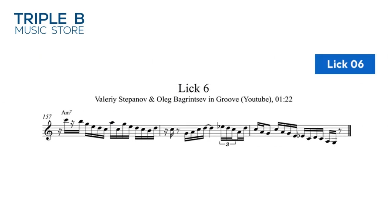 10 Funk Licks in Minor One Chord - 1