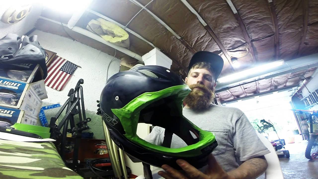 Troy Lee Designs D3 Custom Paint/How To Paint A Helmet/GoPro Hero Black 3+