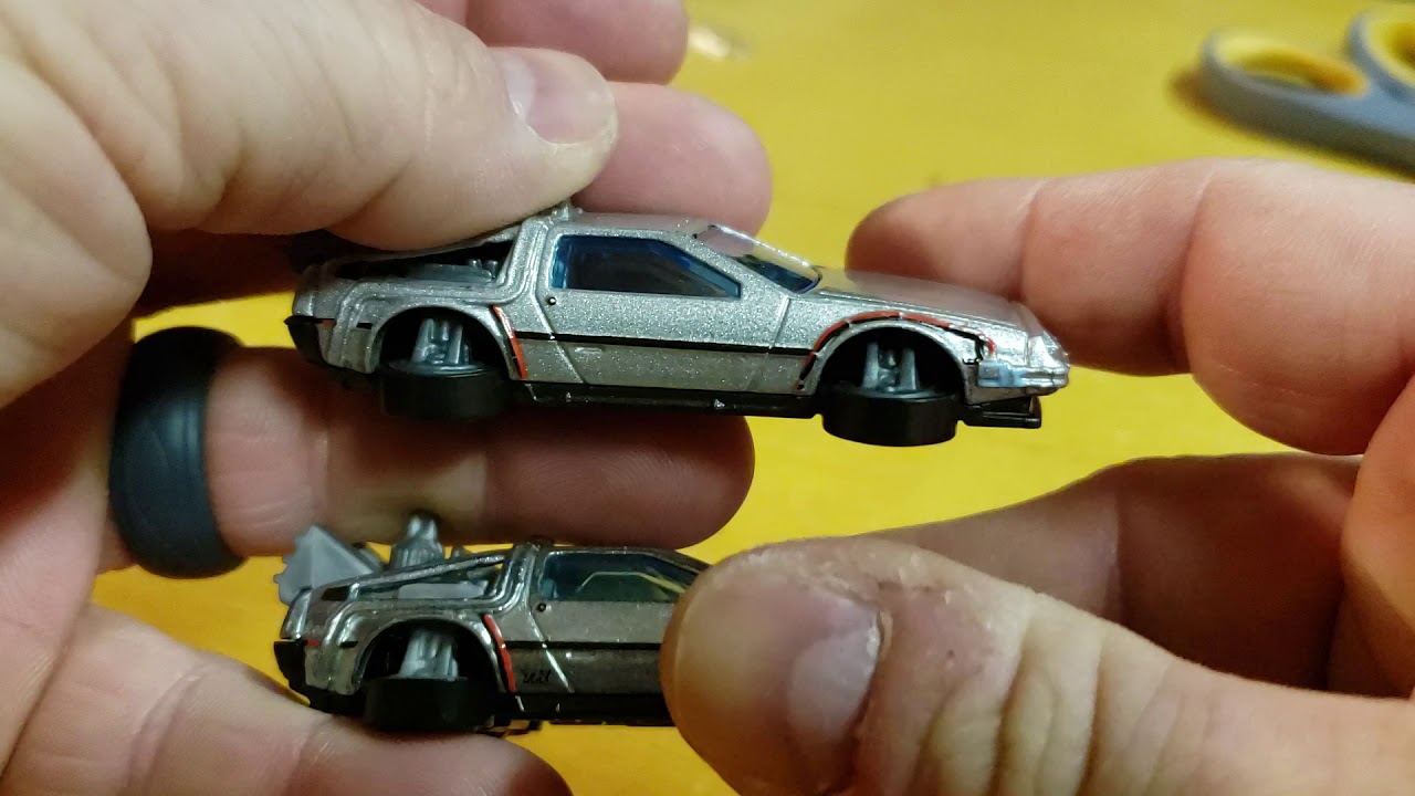 2019 Hot Wheels F case back to the future time machine hover mode versus super treasure hunt movie
