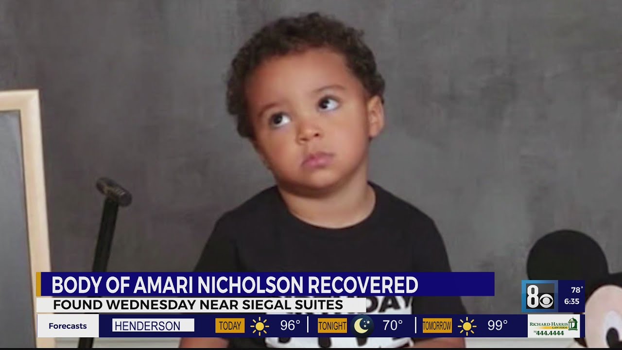 Body of Amari Nicholson recovered Wednesday near Siegel Suites