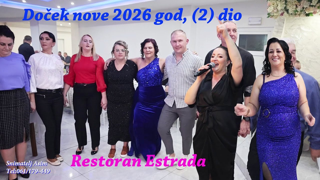 Najveselija nova godina do sad Doček nove 2026 God.Restoran ESTRADA ĐURĐEVIK (2) DIO Asim Snimatelj