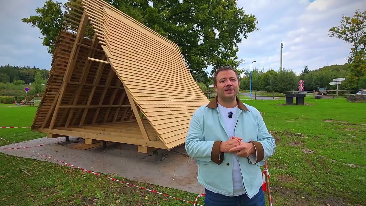 Un kiosque rural 100% ardennais, en chêne local !