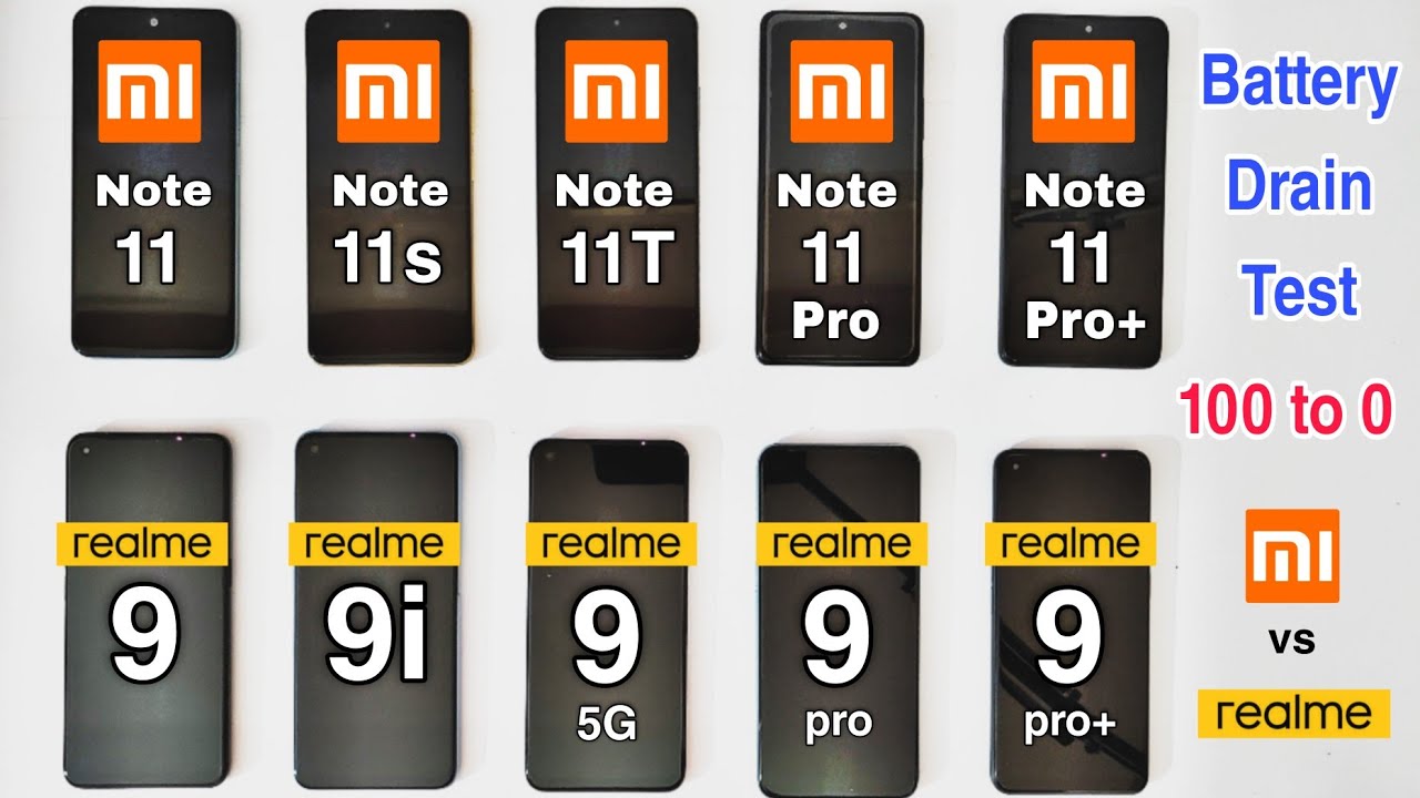 Redmi note 11 vs 11s vs 11T vs 11 pro vs 11 pro+ vs realme 9 vs 9i vs 9 5g vs 9 pro vs 9 pro + 5g