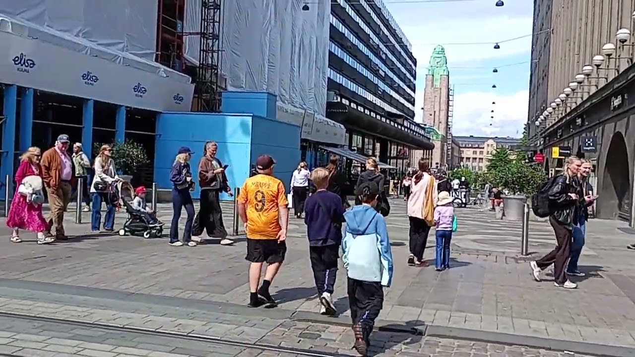 Finland : Walking in Helsinki ヘルシンキを歩く