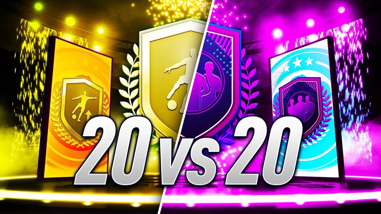 20x PLAYER PICKS Vs 20x GOLD UPGRADES! - FIFA 19 Ultimate Team