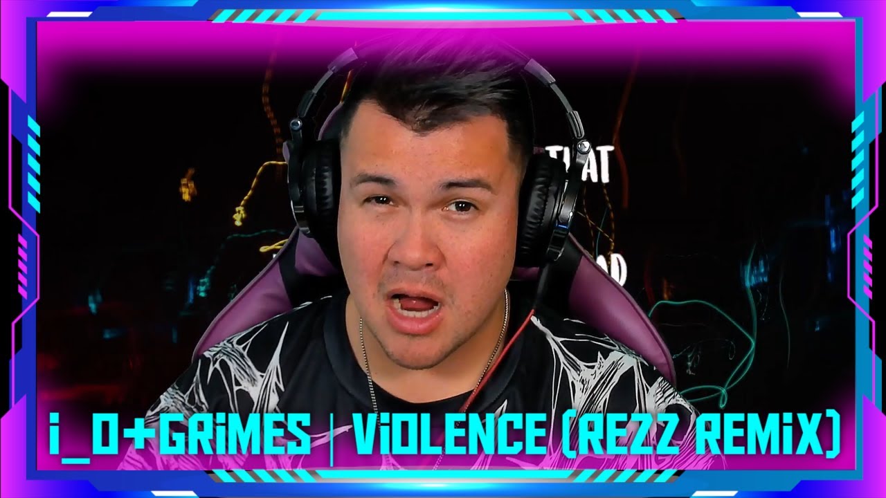 Reaction to Violence - I_O & Grimes Lyrics (Rezz Remix) | THE WOLF HUNTERZ Jon and Dolly