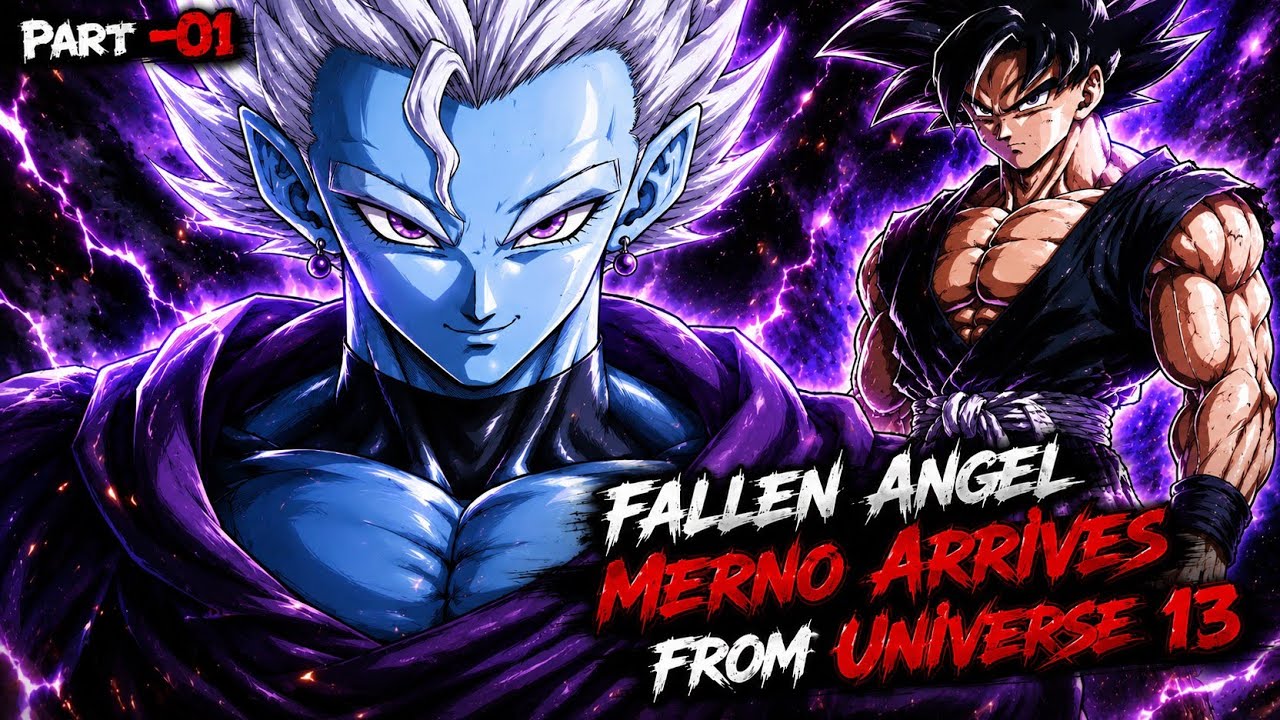Fallen Angel Merno Arrives in Universe 7| Angel of Universe 13 Whis meets his Fallen Brother Part-01