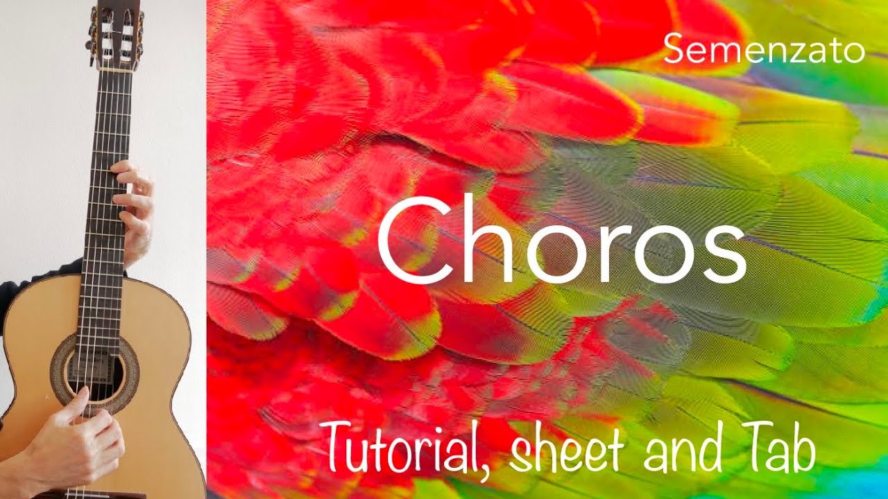 Divagando, Choros (Domingo Semenzato), Guitar tutorial
