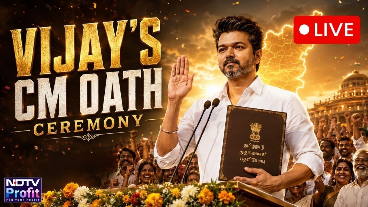 WATCH: TVK Vijay&rsquo;s CM Oath Ceremony LIVE Updates | Historic Tamil Nadu Political Moment