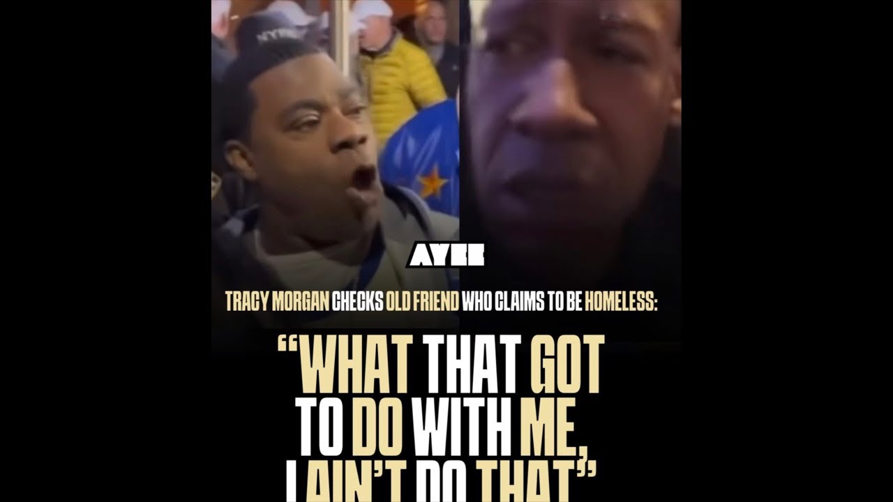 Tracy Morgan encounter with a beggar  is Viral