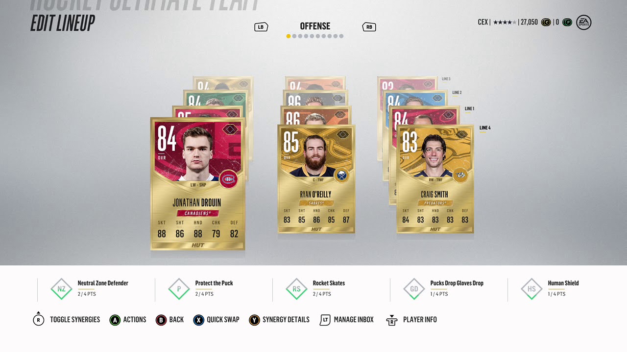 EA SPORTS&trade; NHL&reg; 18 Offline HUT Challenge Team