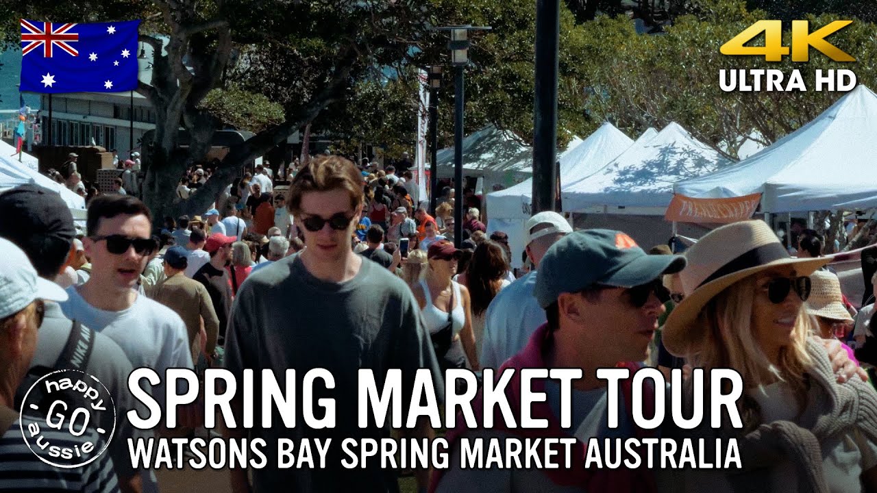 Sydney's Watsons Bay Spring Market — Full 4K Tour