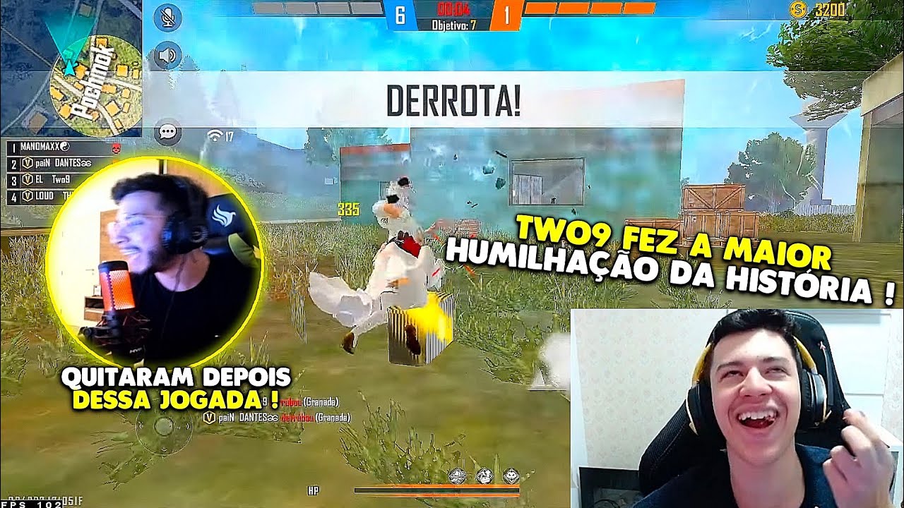 TIME DO LOUD LZINN QUITOU DEPOIS TWO9 AMASSAR ELES - MAIOR HUMILHAÇÃO DOS 4v4 APOSTADOS