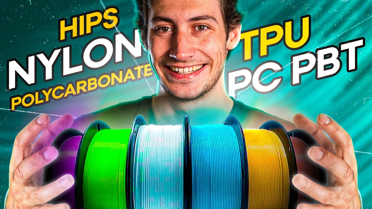 Comment IMPRIMER ces FILAMENTS COMPLEXES (Nylon, HIPS, PC..) ?