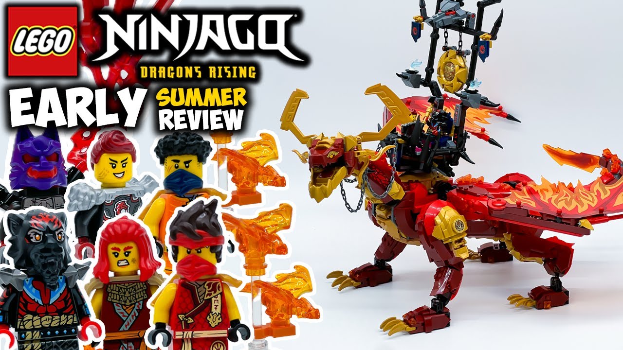 Source Dragon of Motion EARLY Review! LEGO Ninjago Dragons Rising Set 71822