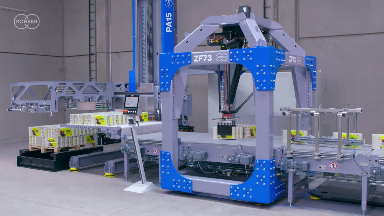 An in depth look at Palletizing Tissue with the Layer Palletizer PA15 and Infeed Station ZF73