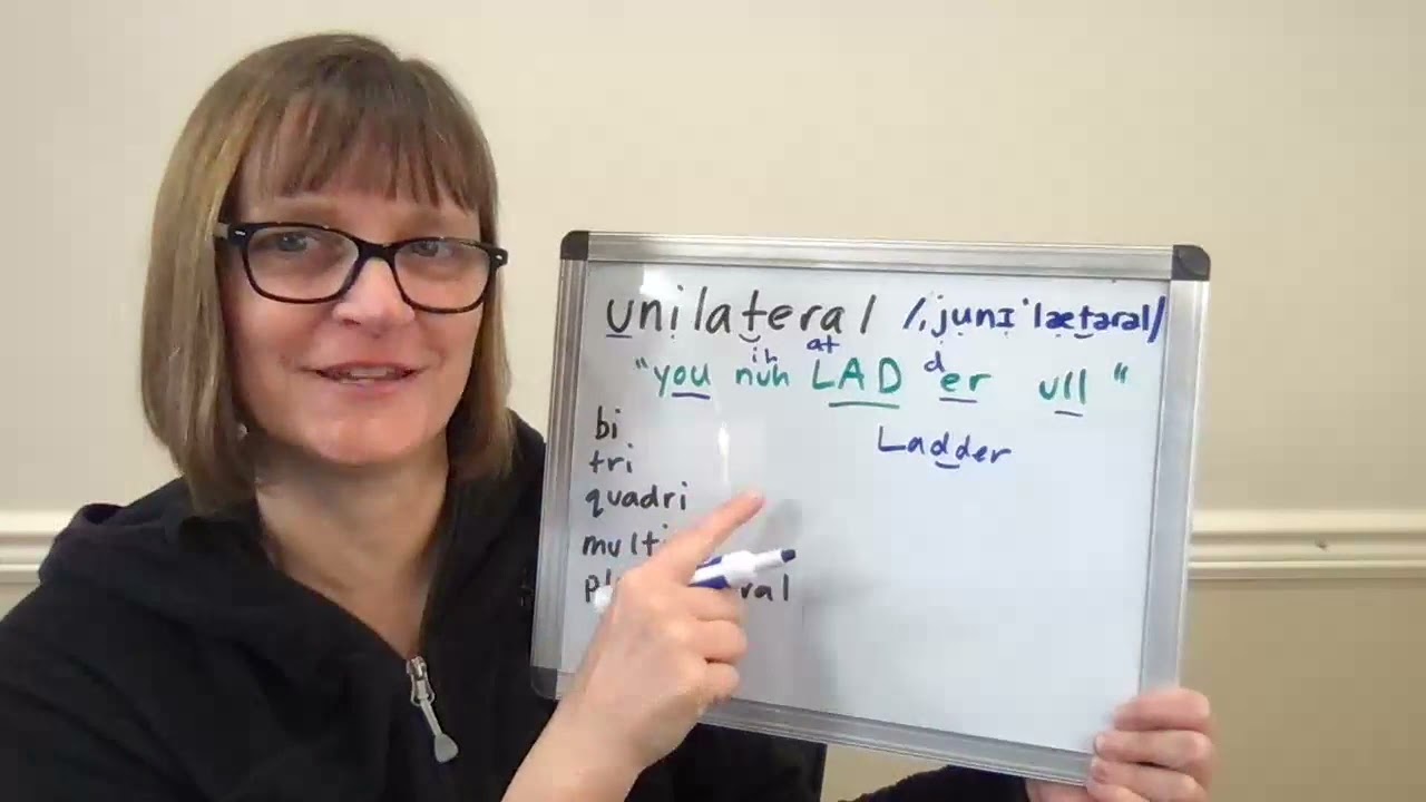 How to Pronounce Unilateral, Bilateral, Trilateral, Quadrilateral, Multilateral  and Plurilateral
