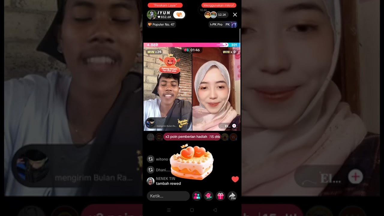 live mas iyun siang hari 18 februari 26 temen PK gatel pingin nikah