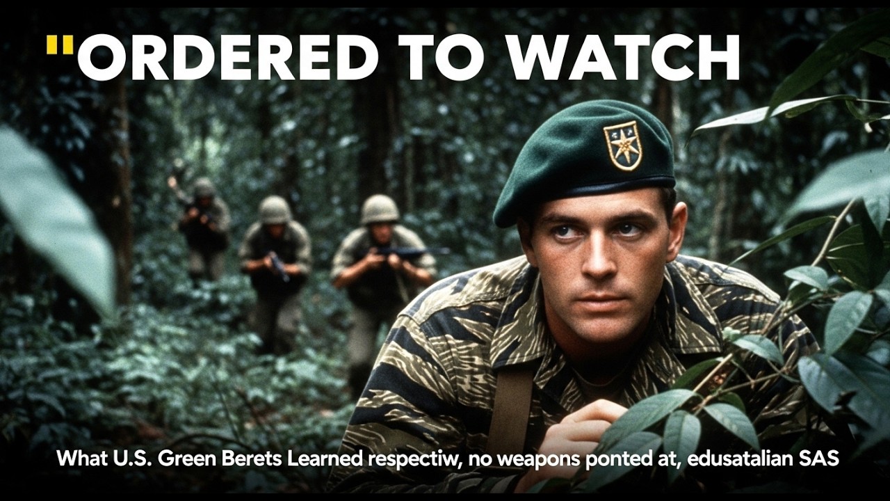 Why U.S. Green Berets Were Quietly Ordered to Just Watch the Australian SAS