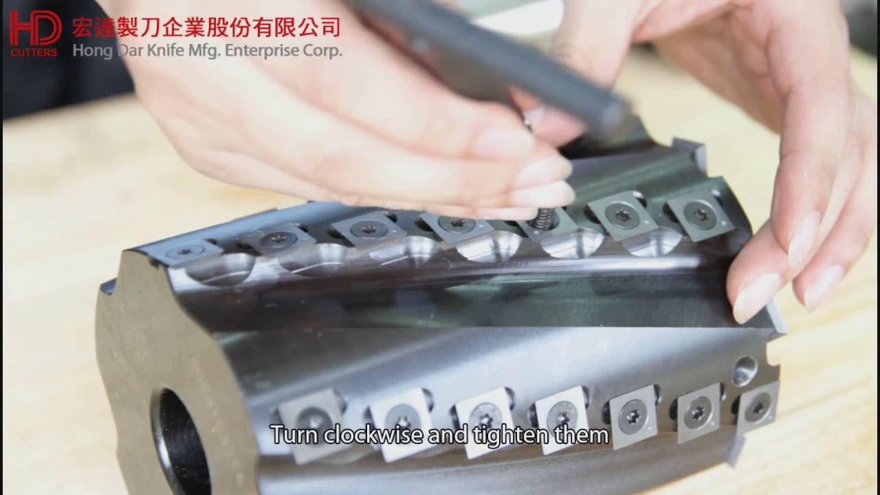 Replace Throw Away Tips on Spiral Cutterhead