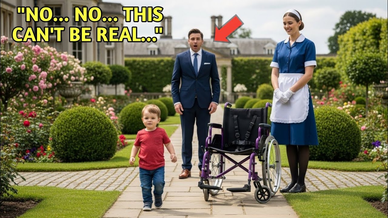 The Millionaire’s Son Couldn’t Walk — Until the New Maid Changed Everything | Emotional Story