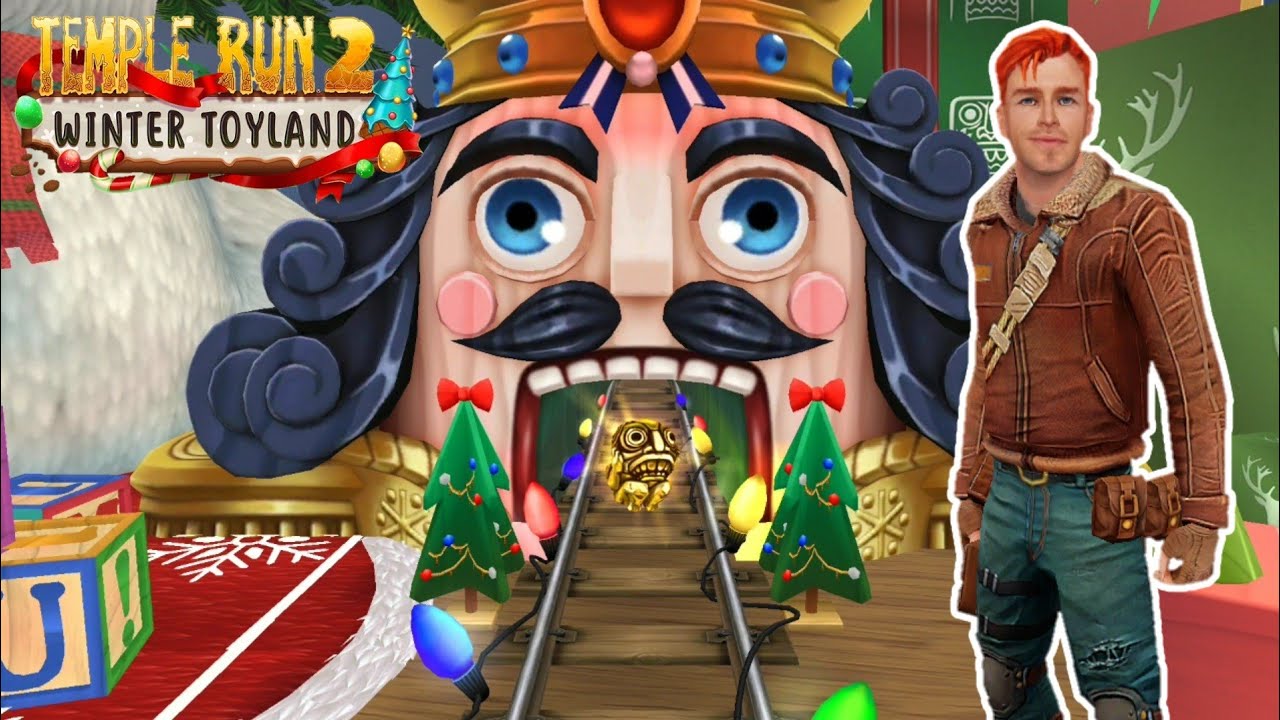 Guy Dangerous Aviator Run in Winter Toyland Celebrate the Holidays Temple Run 2