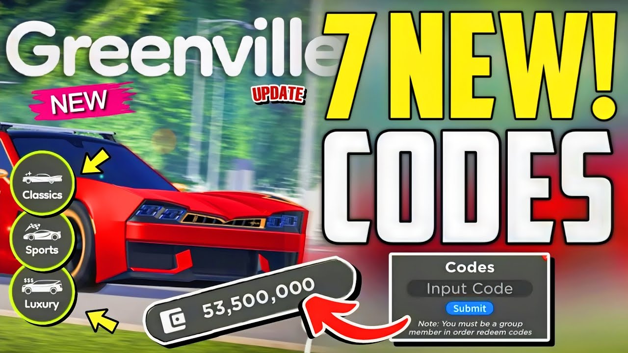 ⚠️UPDATE!💥[CODES]⚠️GREENVILLE ROBLOX CODES - GREENVILLE CODES 2026