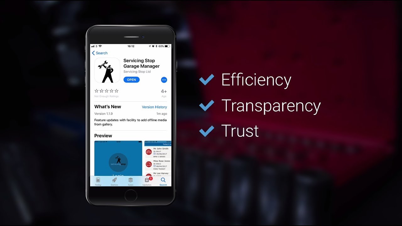 Servicing Stop: Mixing car servicing and technology to improve transparency