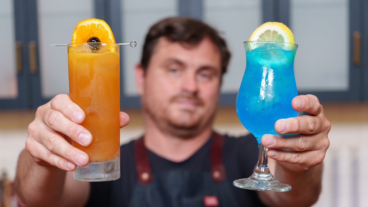 Trying 90's Club Drinks