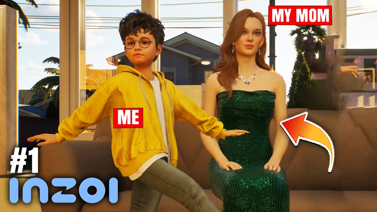 INZOI - Meet My Family and My First Day at School (Part 1)