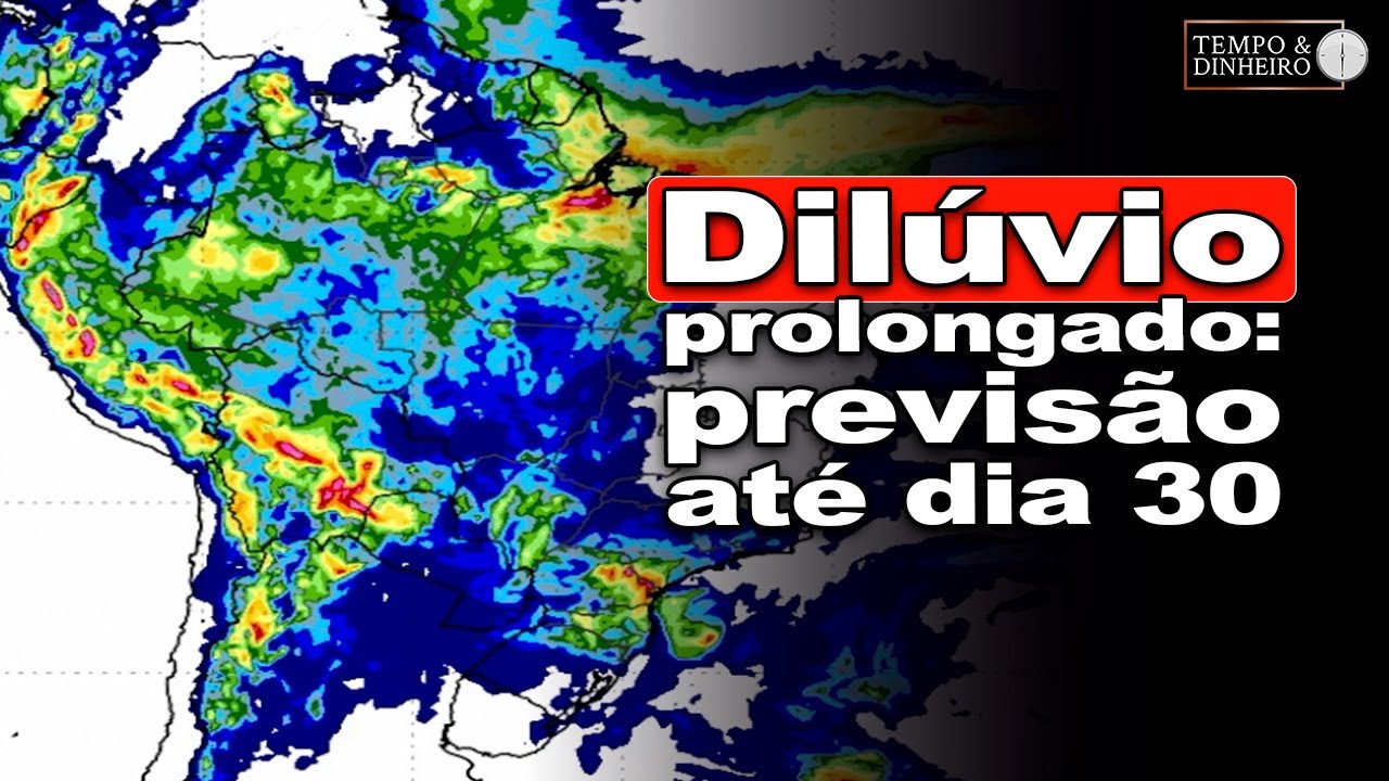 Chuva não dá trégua nos próximos dias. Veja a previsão até o dia 30