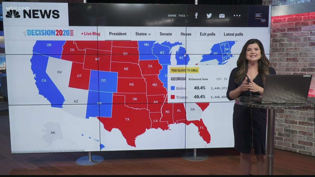 NBC: Battleground states continue to count votes as race remains 'Too close to call'