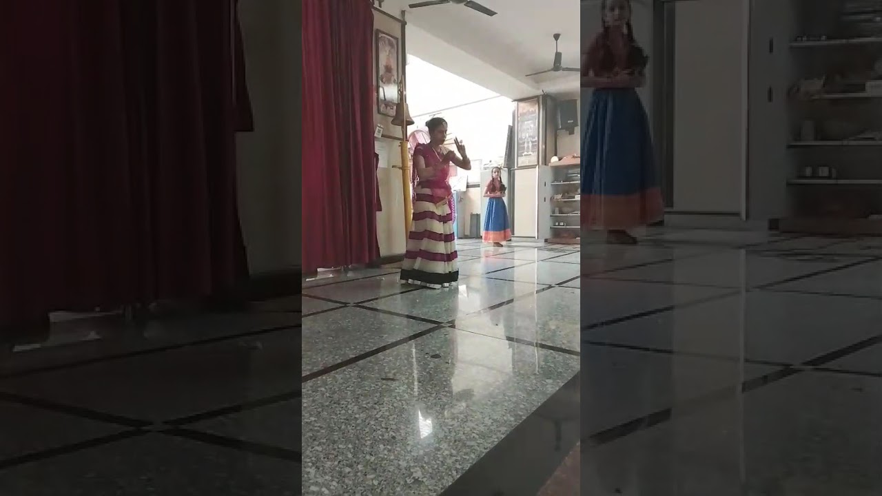 On the occasion of Raghvendra Swamiji Patta Abhishek presenting kathak on Ram Chopai 