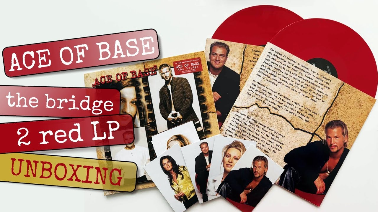 Ace of Base - The Bridge - 30th anniversary red vinyls album unboxing