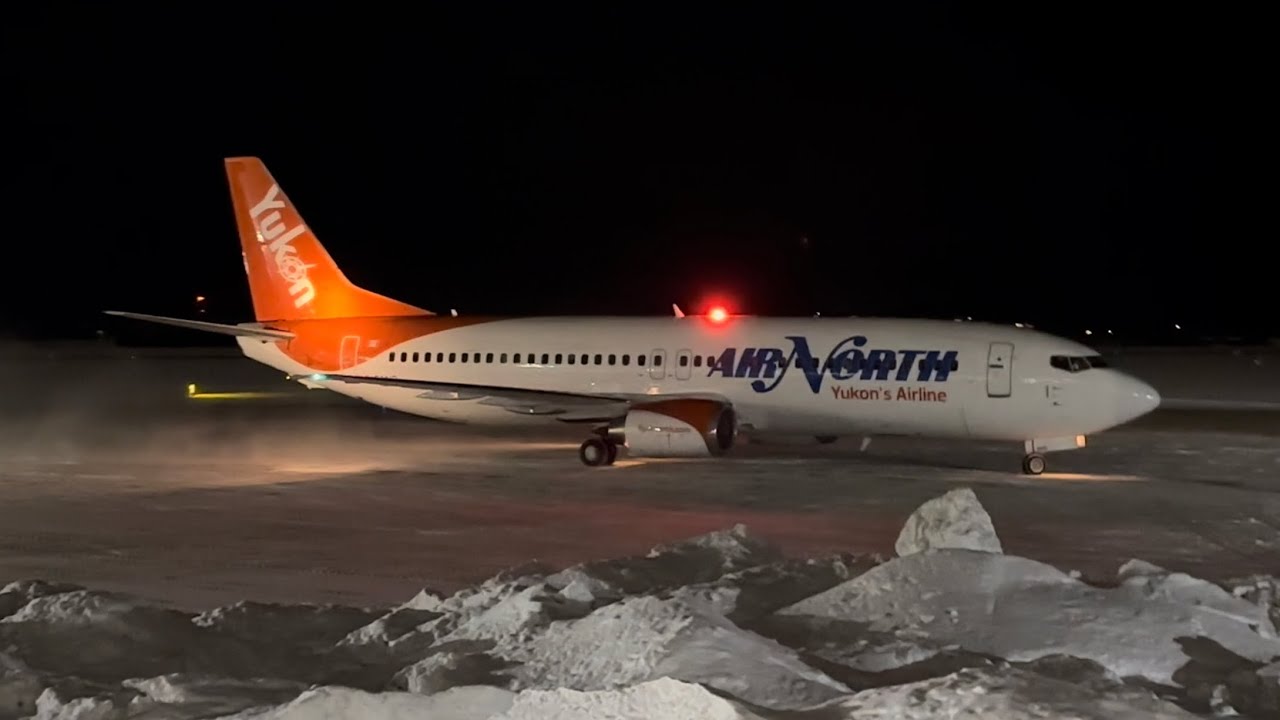 ￼￼ double ￼ Air Norths 737s at Grande ￼ Prairie ￼ Airport YQU 