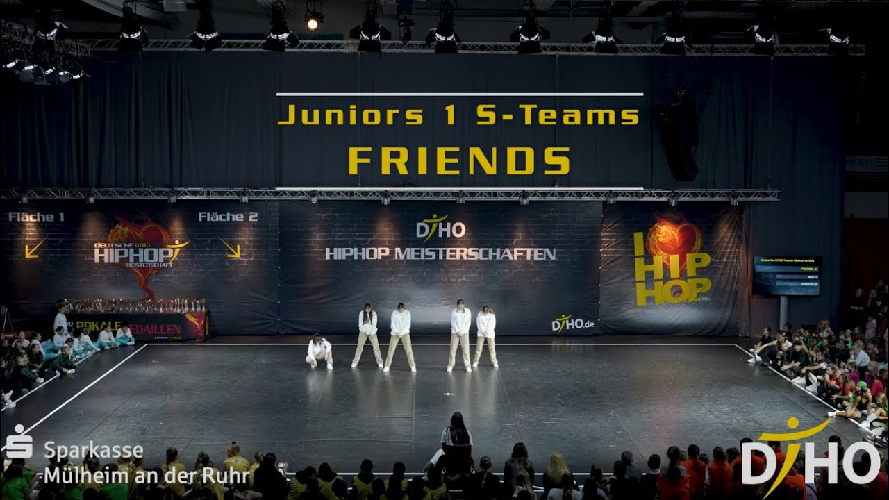 FRIENDS- TANZFABRIK WUPPERTAL | 3. Platz- Juniors 1 S-Teams M-Reihe HipHop