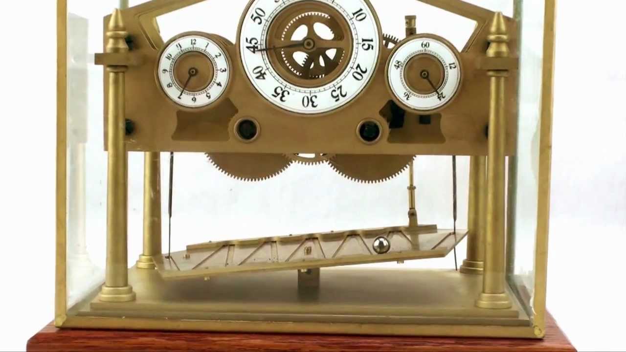 8 DAY WORLD SMALLEST MINI CONGREVE ROLLING BALL CLOCK
