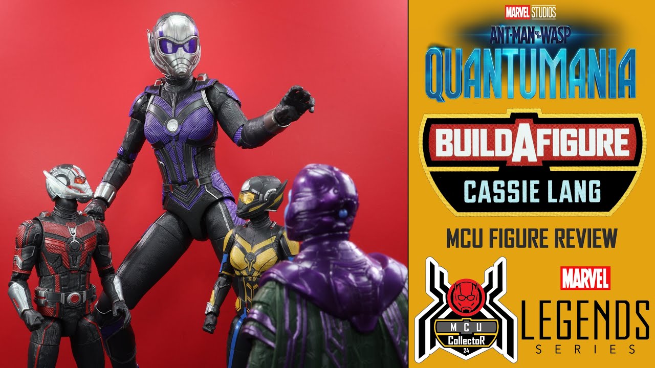 Обзор фигурки из фильма Marvel Legends Кэсси Лэнг BAF «Человек-муравей и Оса» Quantumania Wave MCU