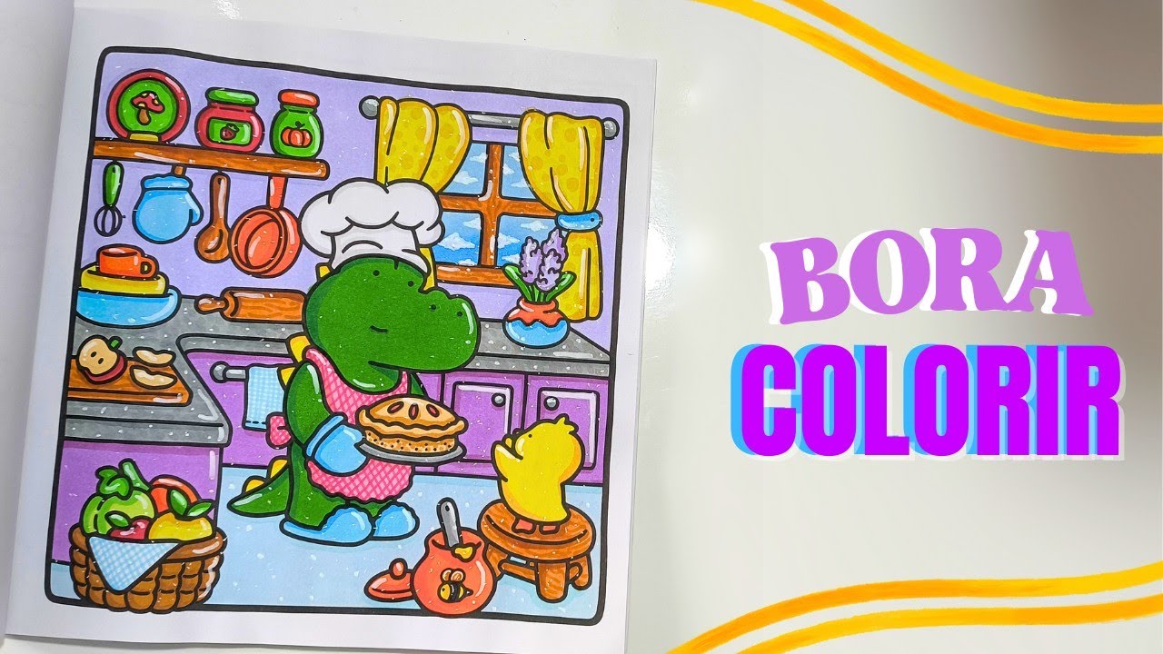 Bora colorir comfy days - Venha colorir comigo !!