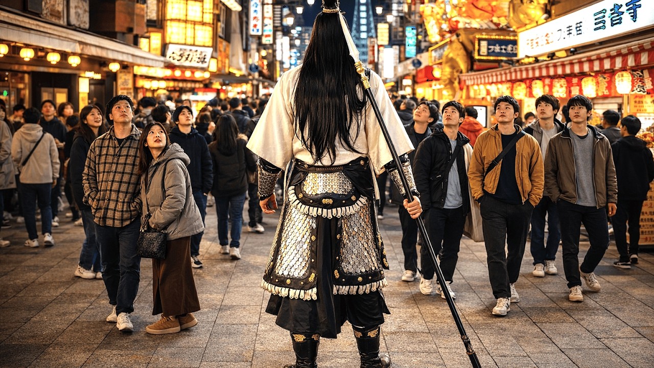 The Most Handsome Giant in Public! Giant Hanfu! Street Reactions ❤️